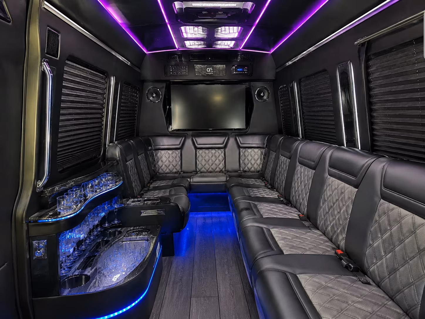 bus rentals for anderson union high school prom night