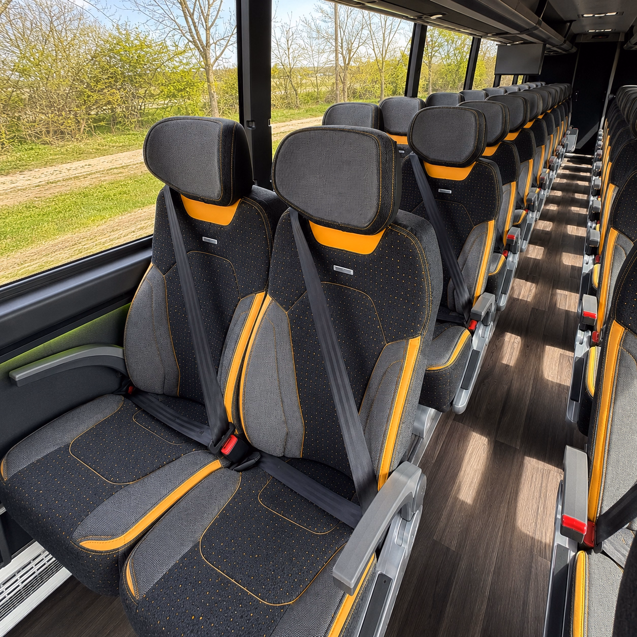 charter bus rides down i 5 to sacramento concerts and festivals