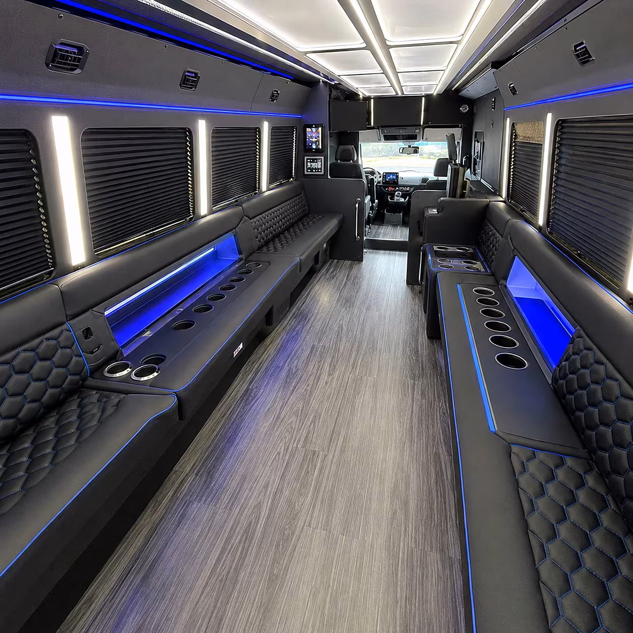 redding party bus rentals inside