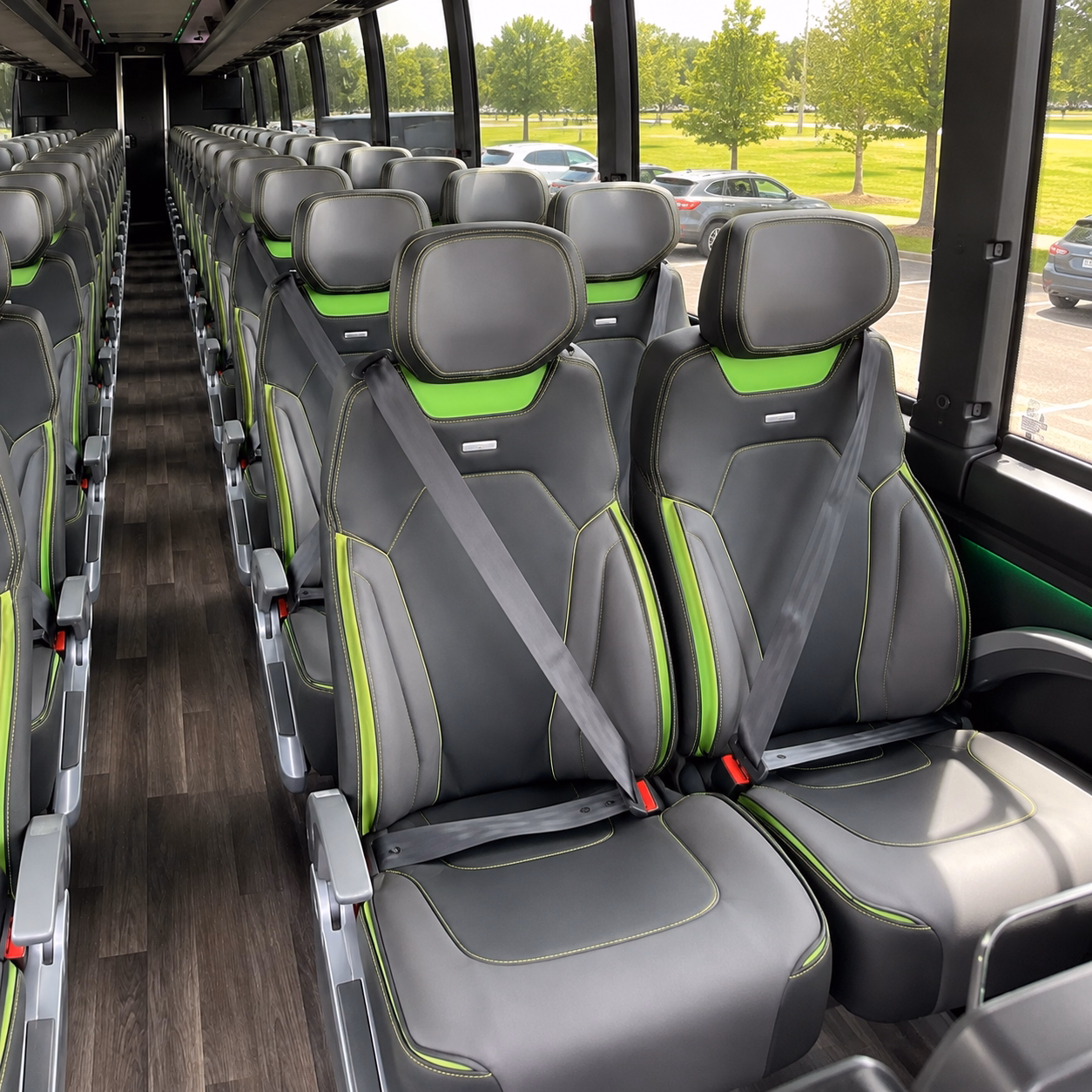 redding private event transportation onboard seating