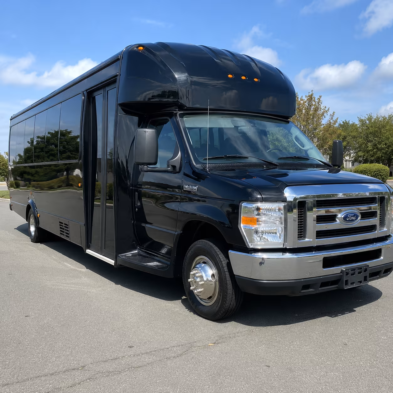 redding prom party bus rental