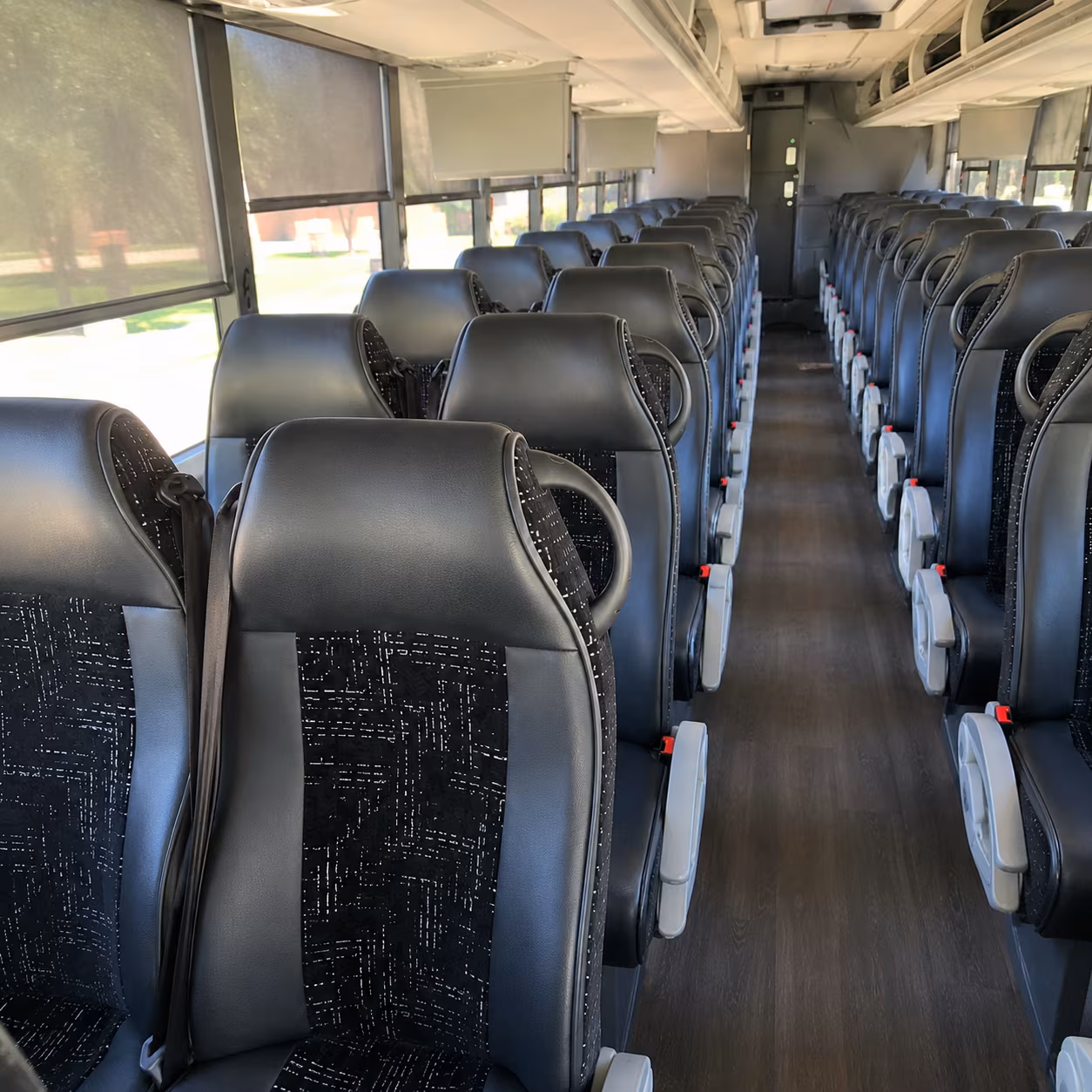 redding religious group transportation onboard seating
